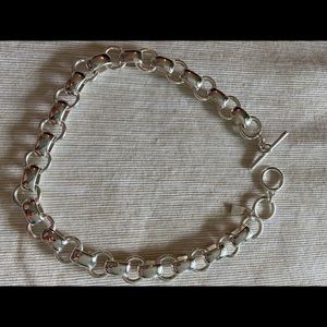 NWOT Lauren Ralph Lauren chunky silver necklace